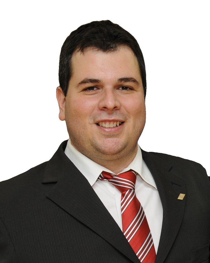 Retrato oficial de André Luis Amendola da Silva, Presidente do Sicomércio Resende e Itatiaia